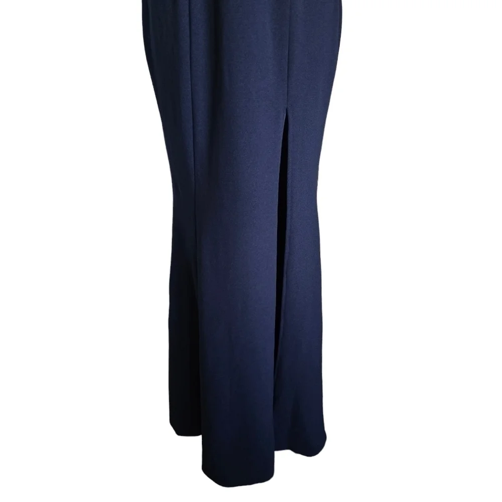 🔥Lulu's Leandra Navy Blue Lace Maxi Dress, Size S